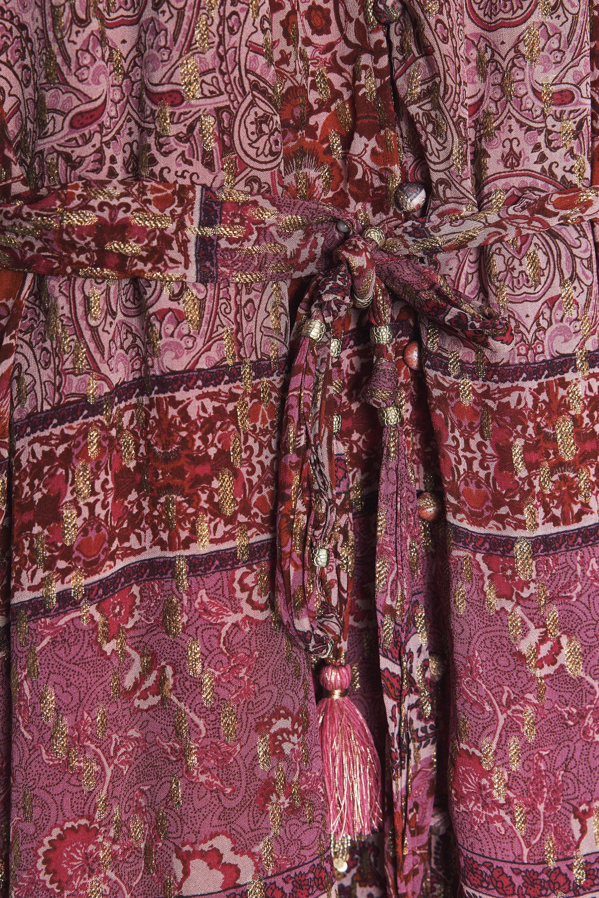 ROBE COURTE IMPRIMÉE PATCHWORK CEINTURE